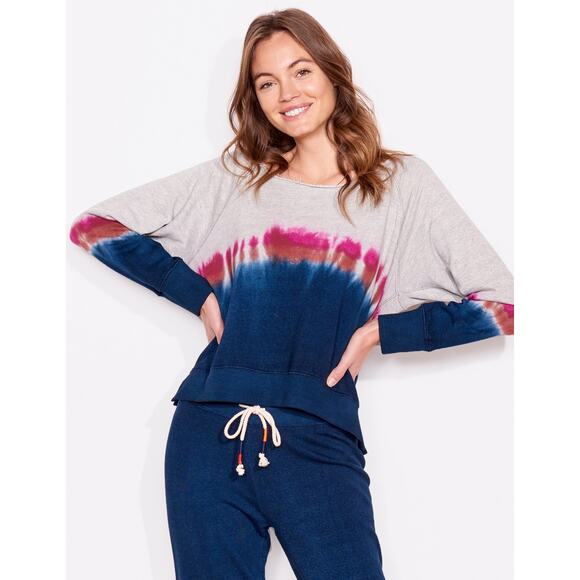 Sundry Sweater Gray Tie Dye Women US 4 Pullover - Picture 3 of 13